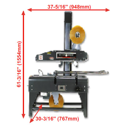 training machine operator packaging Taping Legend Machine Case Bottom & Uniform Top Sealer,